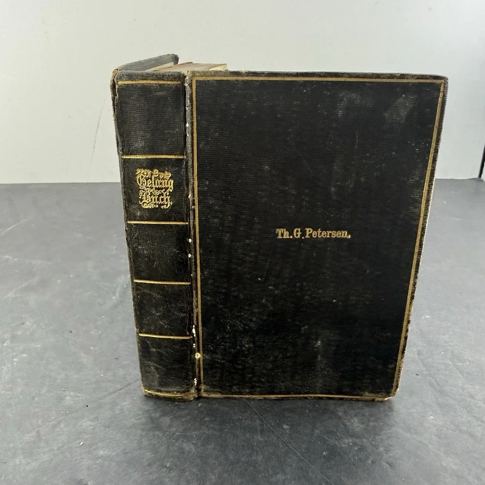 1876 Allgemeines Gesangbuch German Hymnal Schleswig-Holstein Antique Book HC